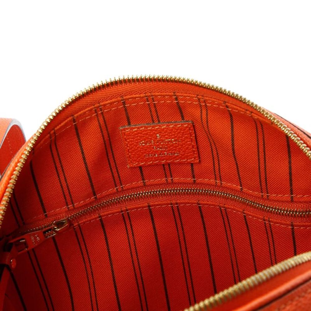 Louis Vuitton Speedy Bandouliere Bag Monogram Empreinte Leather 25 Orange - Picture 6 of 9